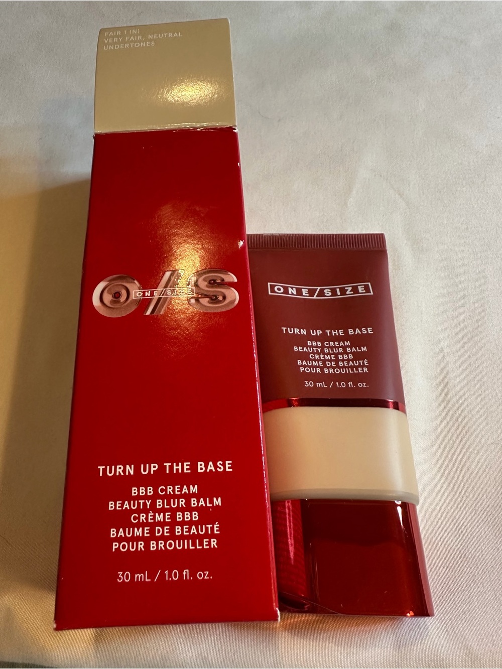 ONE/SIZE Turn Up The Base BBB Cream - Red & Cream